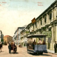 Конка на Ольгинской улице Конка на Ольгинской улице