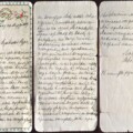 Письмо Исмаила Тагиева к Нурджахан Араблинской, август 1889 год Письмо Исмаила Тагиева к Нурджахан Араблинской, август 1889 год
